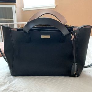 Kate Spade black and pink shoulder purse